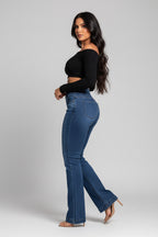 Dames Jeans Bella - Hoge Taille en Stretch Pasvorm