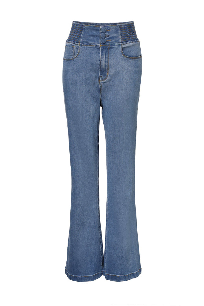 Dames Jeans Bella - Hoge Taille en Stretch Pasvorm