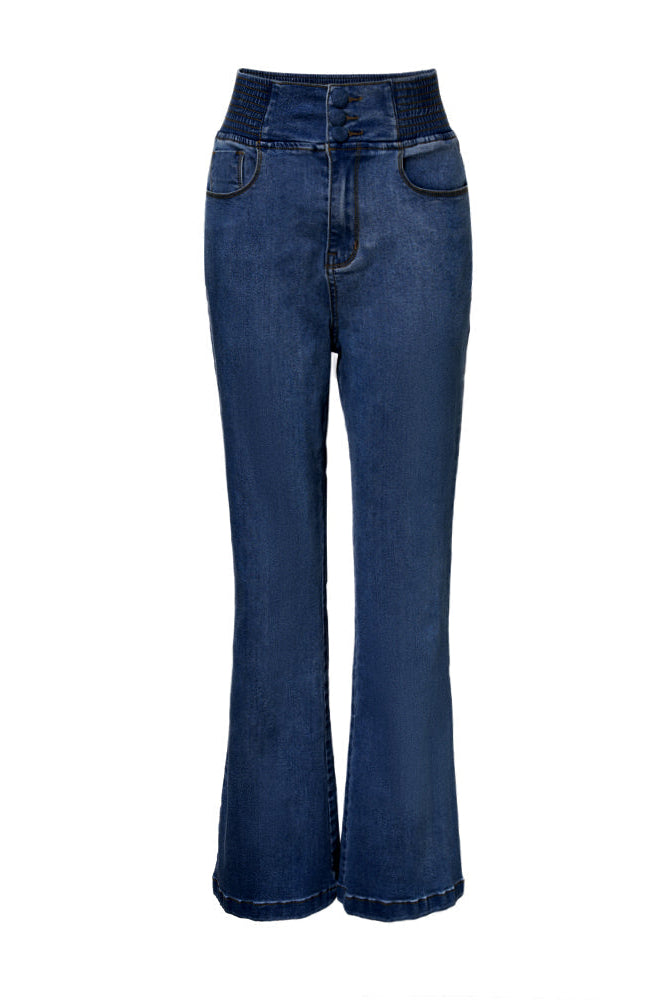 Dames Jeans Bella - Hoge Taille en Stretch Pasvorm