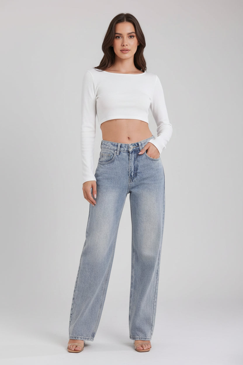 Dames Jeans Burgina - Ripped Details en Patchwork