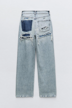 Dames Jeans Burgina - Ripped Details en Patchwork