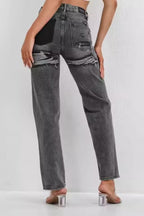 Dames Jeans Burgina - Ripped Details en Patchwork