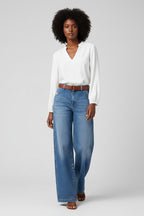 Dames Jeans Elowen - Hoge Taille en Wijde Pijpen