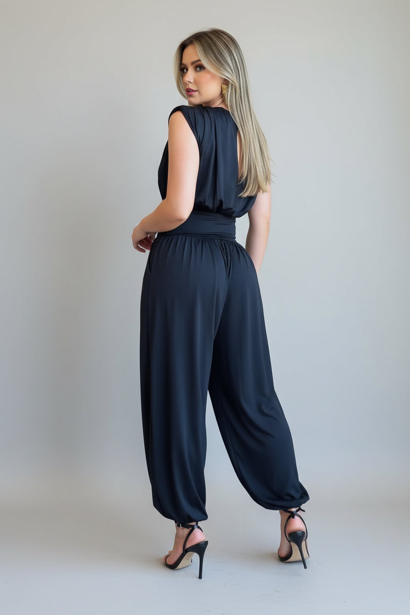 Dames Jumpsuit Brisa - Mouwloos en Zijsplit