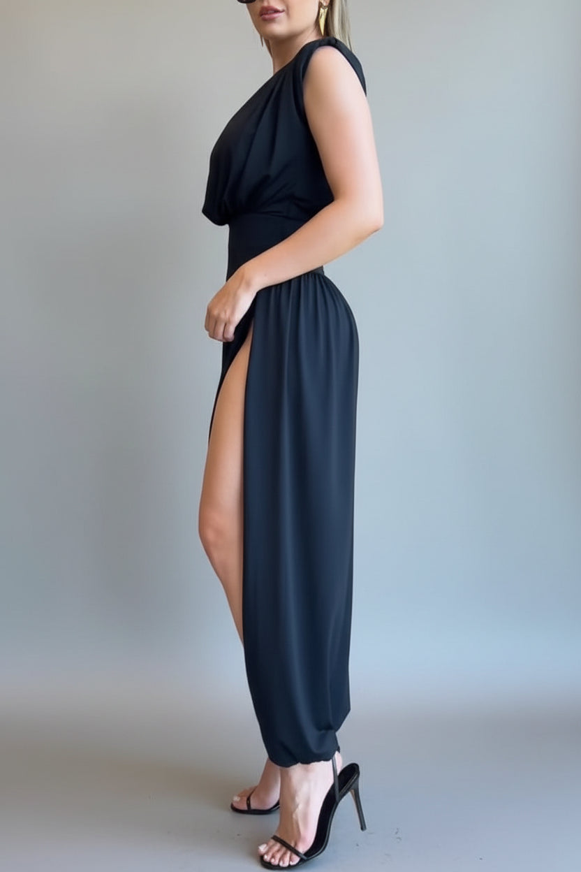 Dames Jumpsuit Brisa - Mouwloos en Zijsplit
