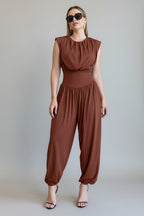 Dames Jumpsuit Brisa - Mouwloos en Zijsplit