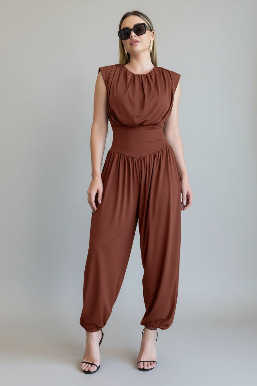 Dames Jumpsuit Brisa - Mouwloos en Zijsplit