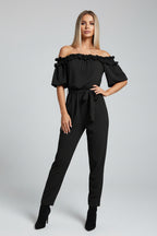 Dames Jumpsuit Celeste - Off-Shoulder en Tailleceintuur