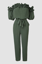 Dames Jumpsuit Celeste - Off-Shoulder en Tailleceintuur