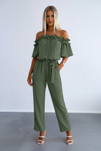 Dames Jumpsuit Celeste - Off-Shoulder en Tailleceintuur