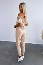 Dames Jumpsuit Celeste - Off-Shoulder en Tailleceintuur