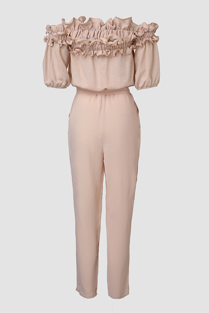 Dames Jumpsuit Celeste - Off-Shoulder en Tailleceintuur