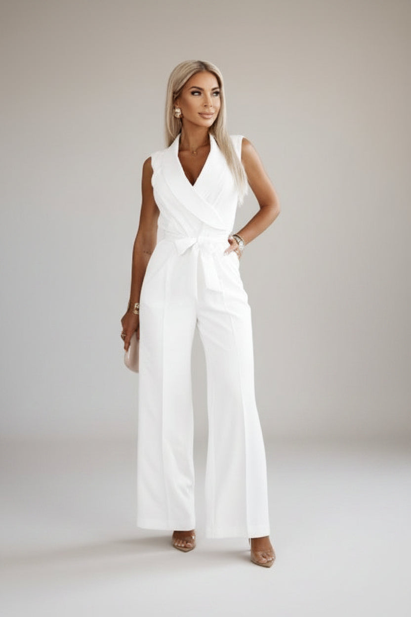 Dames Jumpsuit Giuliana - Mouwloos en Wijde Pijpen