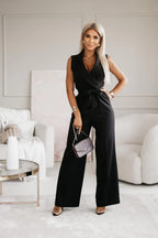 Dames Jumpsuit Giuliana - Mouwloos en Wijde Pijpen