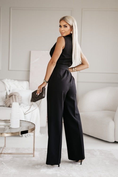 Dames Jumpsuit Giuliana - Mouwloos en Wijde Pijpen