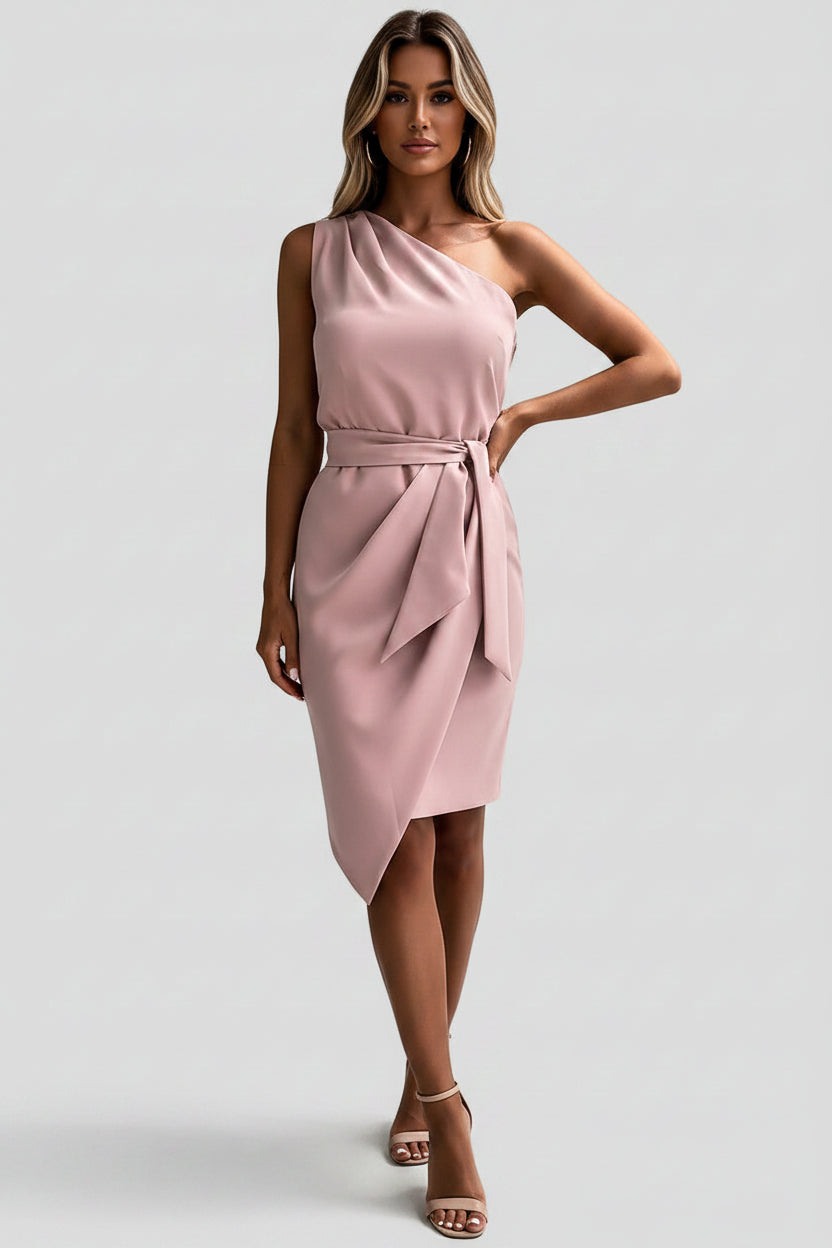 Dames Jurk Hannah - Off-Shoulder en Tailleceintuur