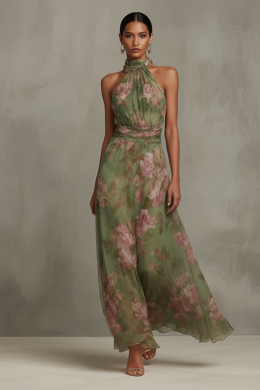 Dames Jurk Sophie - Getailleerde Pasvorm en Bloemenprint