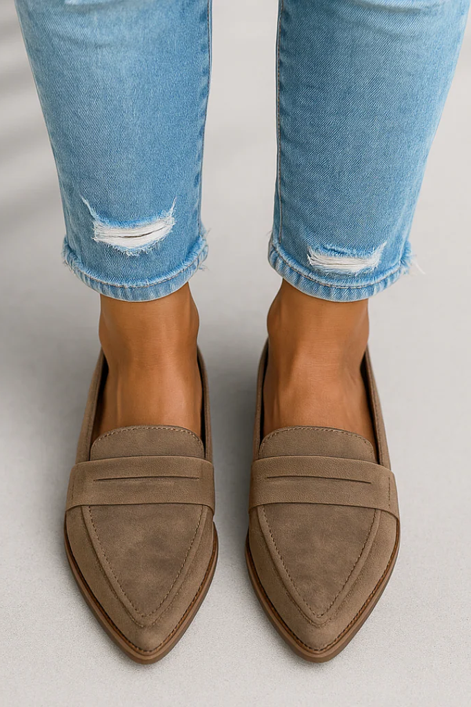 Dames Loafers Rosa - Comfortzool en Antislip Zool