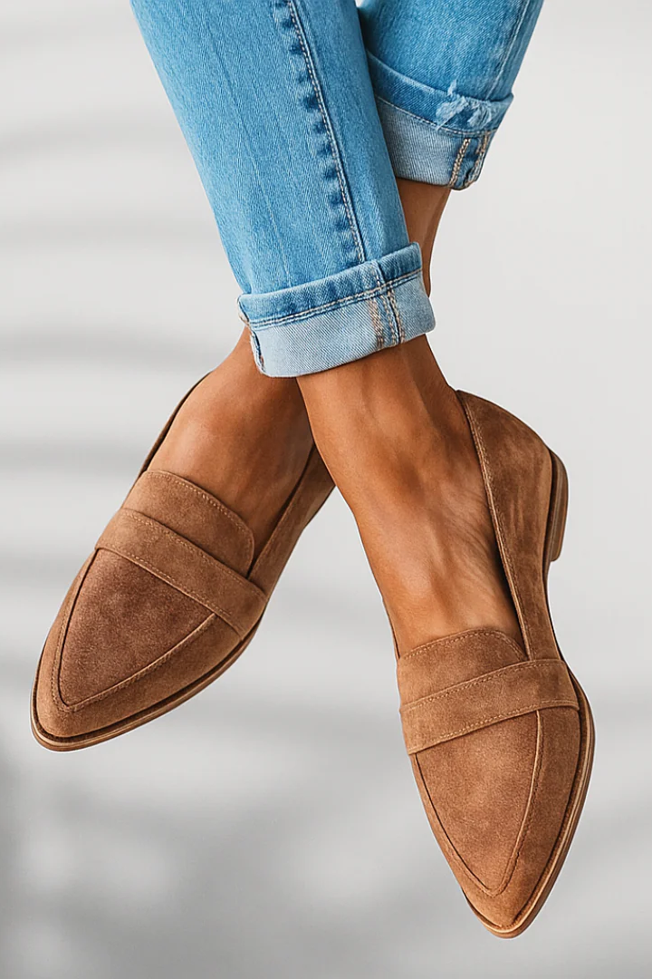 Dames Loafers Rosa - Comfortzool en Antislip Zool