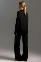 Dames Loungeset Broek en Shirt met Kraag | Relaxed Fit | Halima