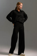 Dames Loungeset Broek en Shirt met Kraag | Relaxed Fit | Halima