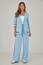 Dames Pantalon Set Elina - Blazer en Wijde Broek