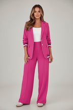 Dames Pantalon Set Elina - Blazer en Wijde Broek