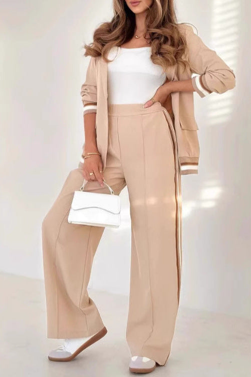 Dames Pantalon Set Elina - Blazer en Wijde Broek