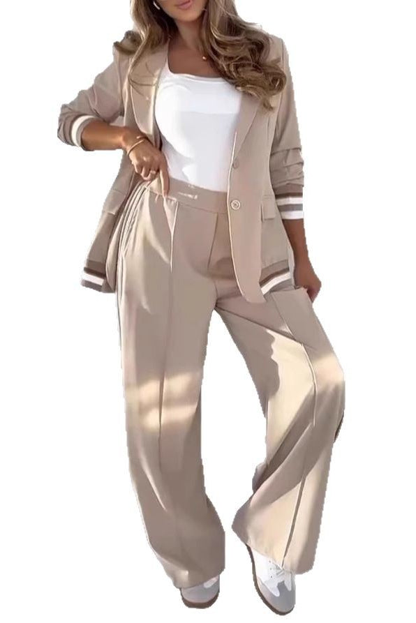 Dames Pantalon Set Elina - Blazer en Wijde Broek