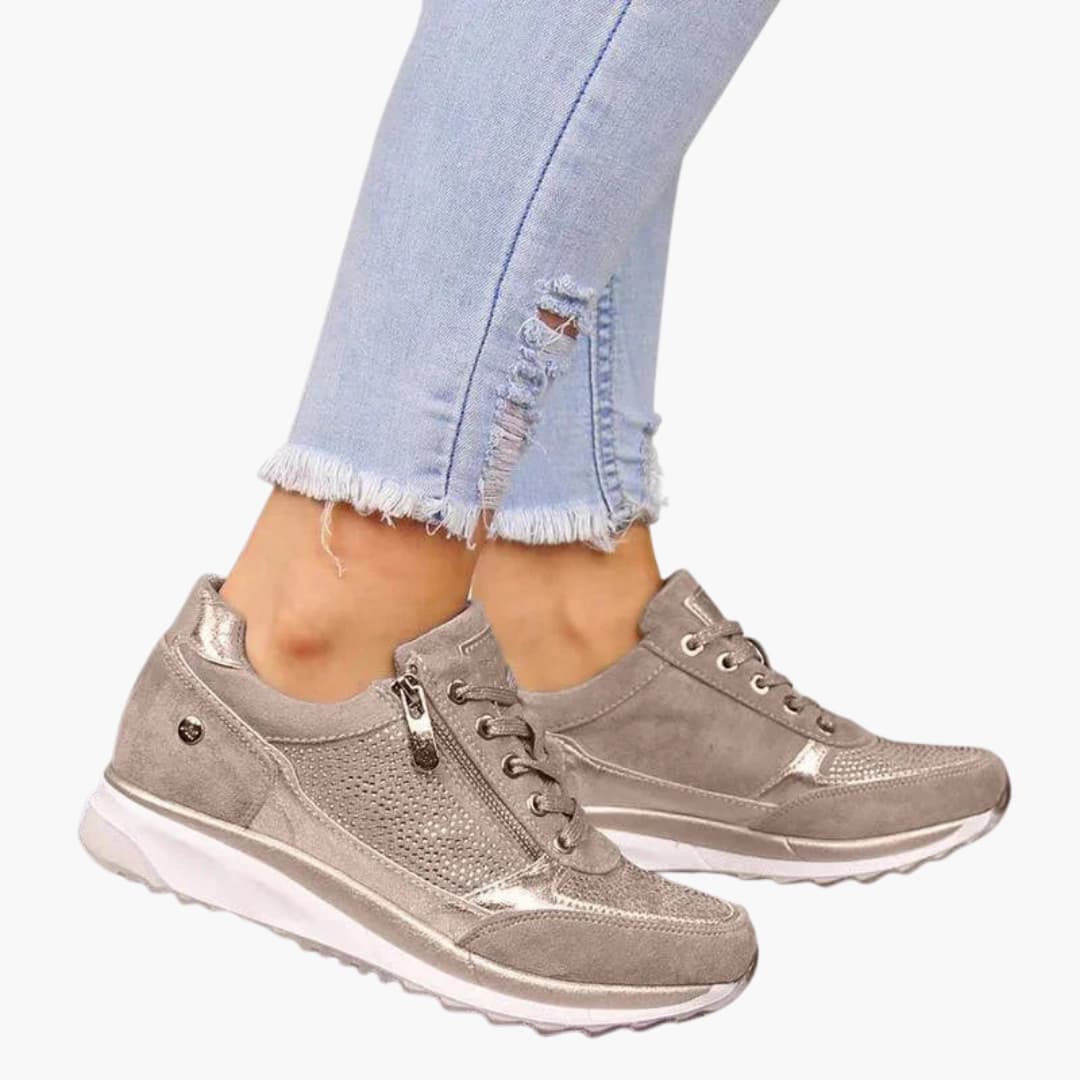 Dames Sneakers Alma - Zijrits en Vetersluiting