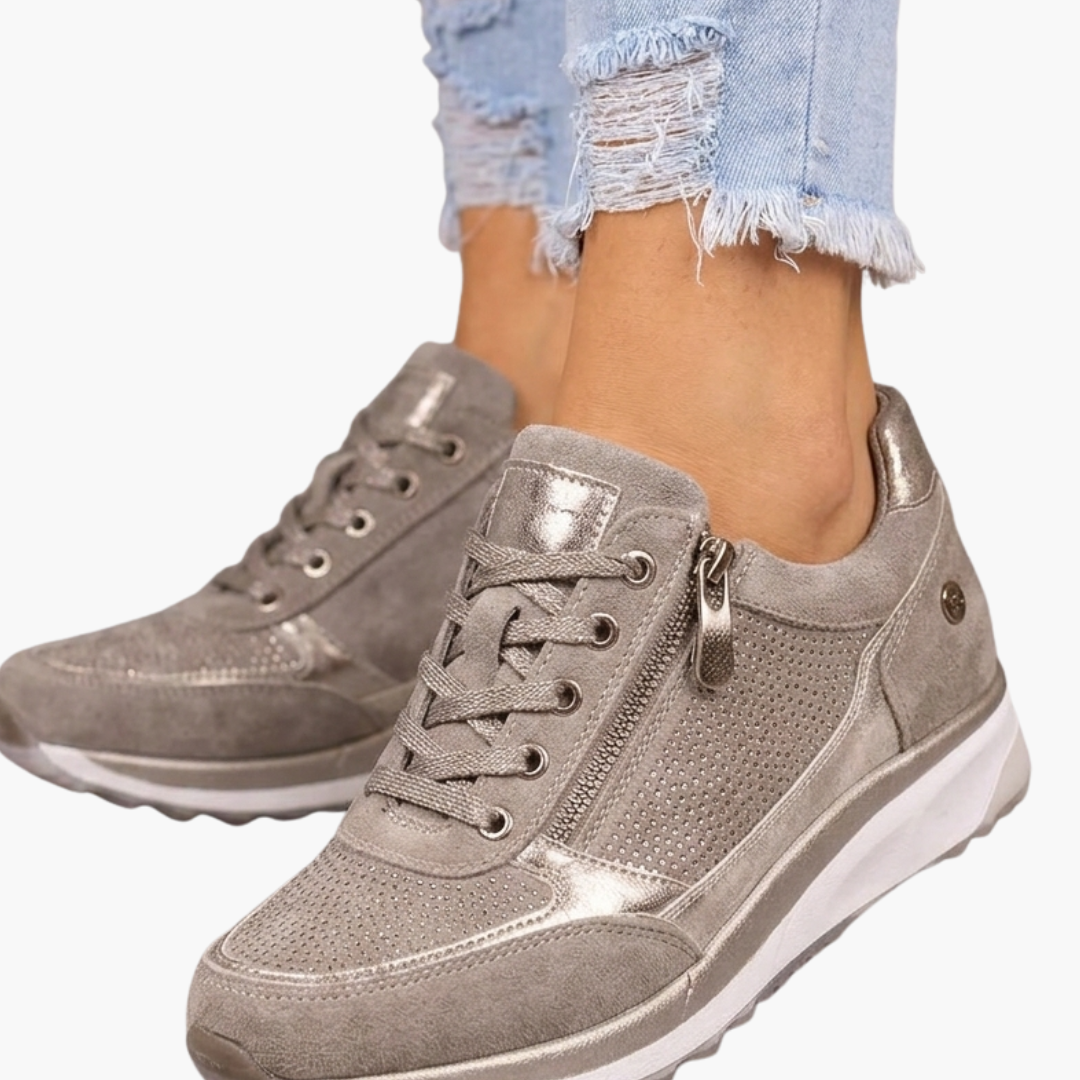 Dames Sneakers Alma - Zijrits en Vetersluiting