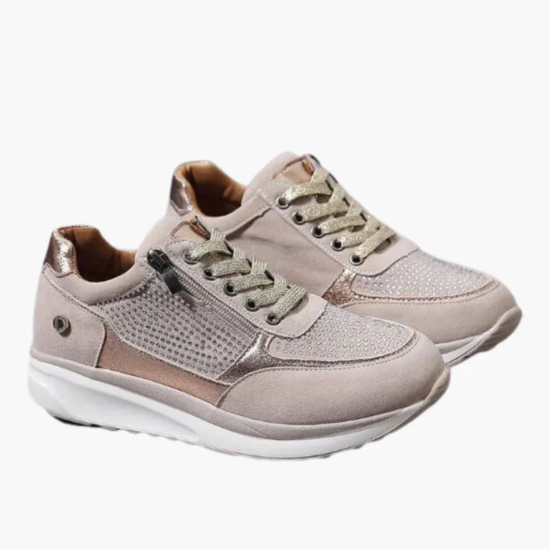 Dames Sneakers Alma - Zijrits en Vetersluiting