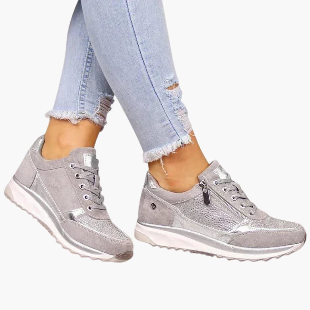 Dames Sneakers Alma - Zijrits en Vetersluiting