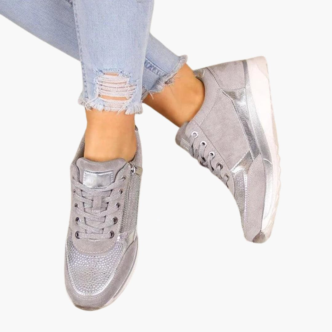 Dames Sneakers Alma - Zijrits en Vetersluiting