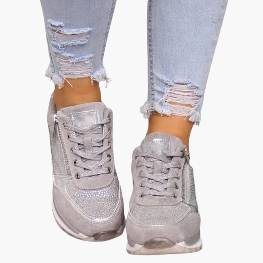 Dames Sneakers Alma - Zijrits en Vetersluiting