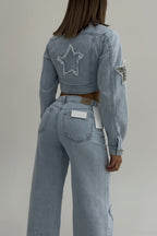 Denim Set Dames Bianca - Denim Jasje en Jeans
