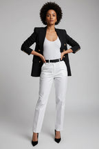 Double-Breasted Blazer met Gouden Knopen Dames | Zakelijk & Chic | Nadira