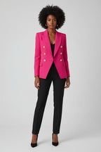Double-Breasted Blazer met Gouden Knopen Dames | Zakelijk & Chic | Nadira