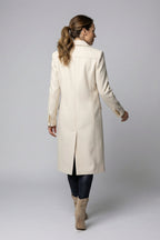 Double-Breasted Wollen Jas met Kasjmier Blend Dames | Elegant | Anuska