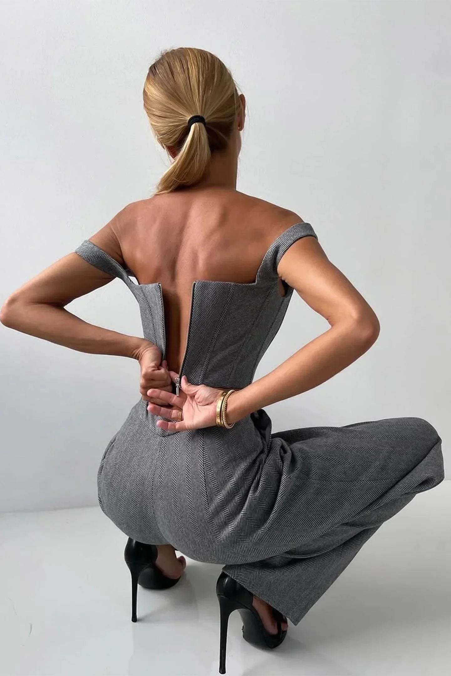 Driedelig Getailleerd Set Dames | Aansluitende Top & Broek | Triara