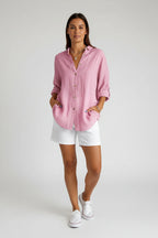 Elegante Blouse Dames Casual Zakelijk met Plooien | Soraya
