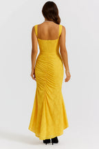Elegante Maxi Jurk met Rozenpatroon voor Dames | Tijdloos | Arabella