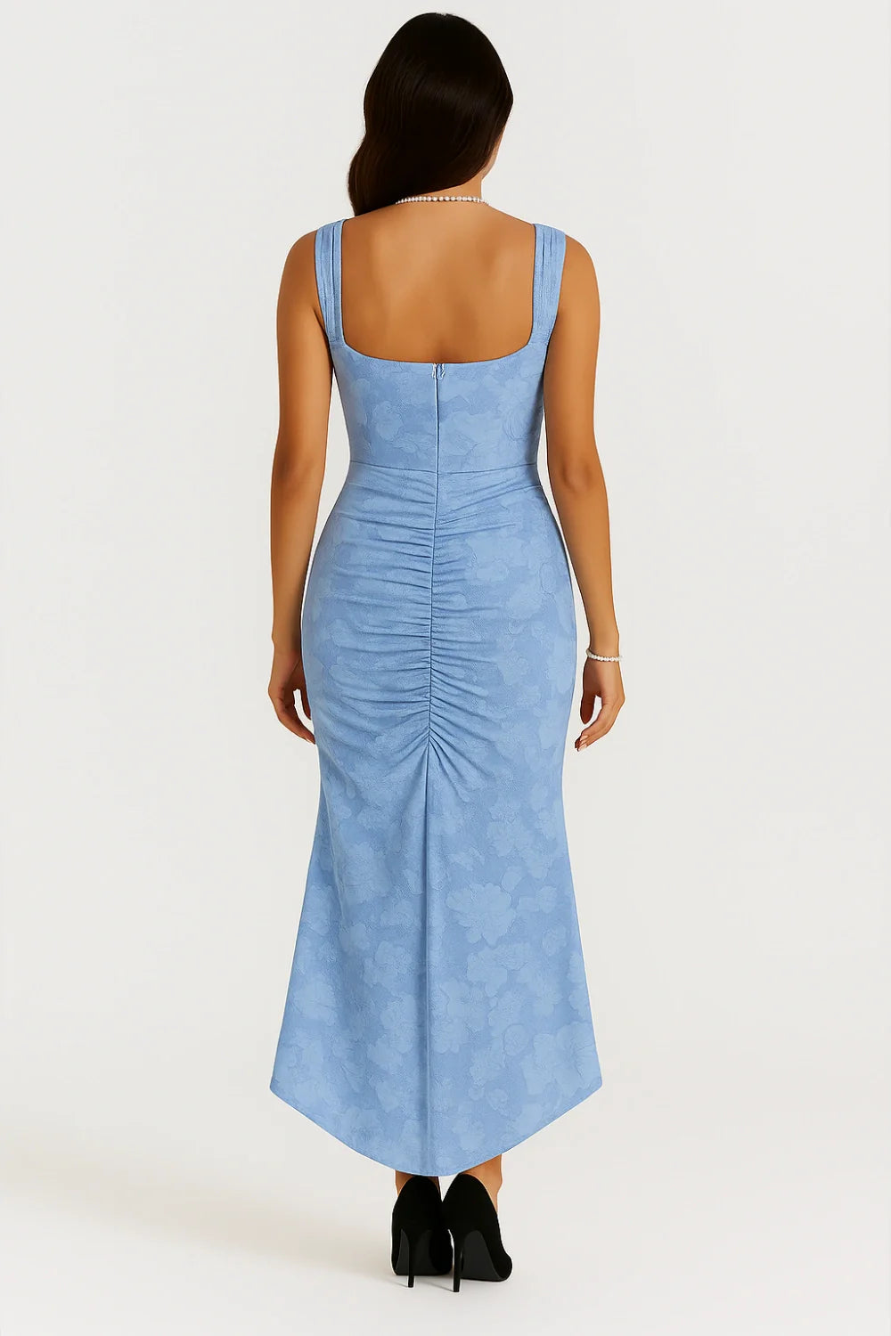 Elegante Maxi Jurk met Rozenpatroon voor Dames | Tijdloos | Arabella