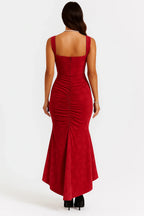 Elegante Maxi Jurk met Rozenpatroon voor Dames | Tijdloos | Arabella