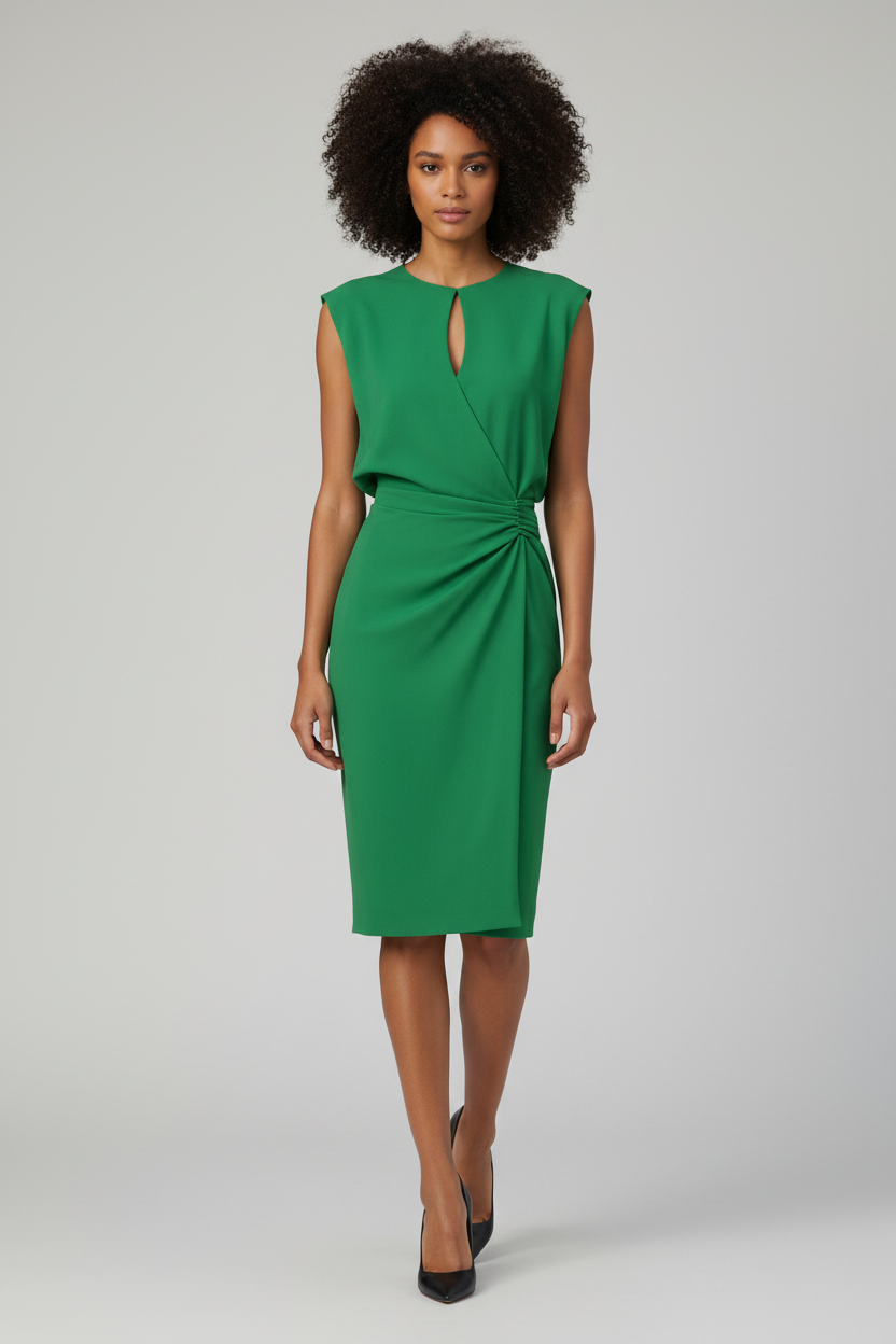 Elegante Vloeiende Jurk Dames Vrouwelijk Silhouet | Élodie