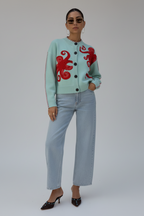 Gebreid Vest Dames Valentina - Nautisch Design en Zachte Knit