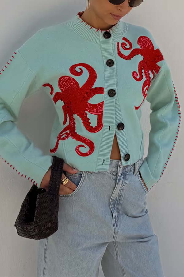 Gebreid Vest Dames Valentina - Nautisch Design en Zachte Knit