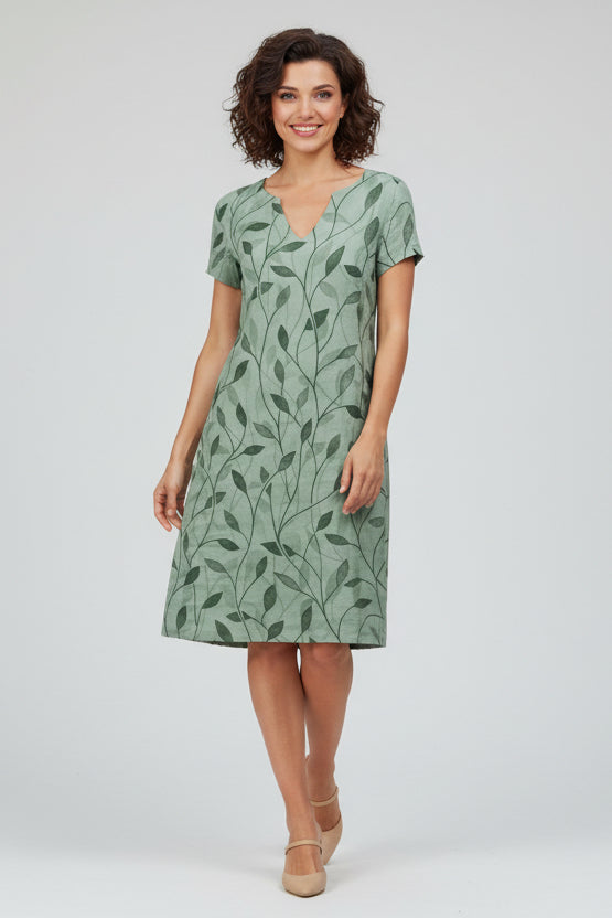 Zomerse Jurk Dames | Bloemenprint & V-hals | Liora
