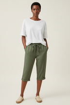 Korte Broek Dames - Stretch Zomerbroek met Zakken - Zara