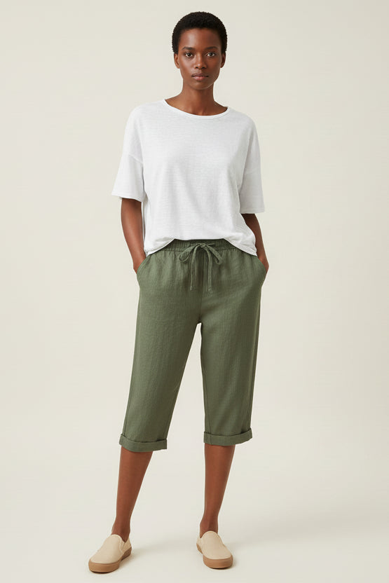 Korte Broek Dames - Stretch Zomerbroek met Zakken - Zara